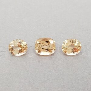 Sada zlatooranžových turmalínů 8,70 ct